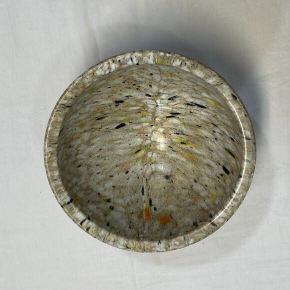Vintage Texas Ware #111 Confetti Splatter Melamine Mixing Bowl Beige Multicolor - Picture 3 of 8